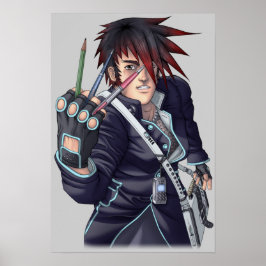 Póster Anime Manga Artista