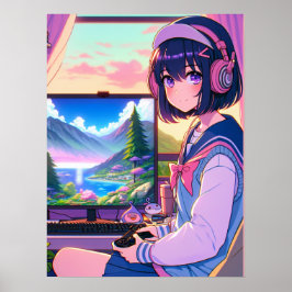 Poster Anime Manga Gamer Wall Art