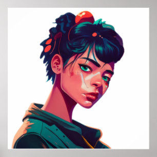 Poster Anime manga pop amante cartoon amante pop amante