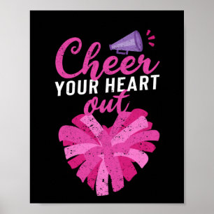 Poster Anime Seu Coração Com O Cheerleader De Liderança D