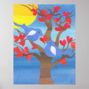 Poster Aninhamento dos Lovebirds