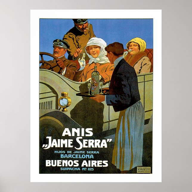 Póster Anis "Jaime Serra" (Frente)