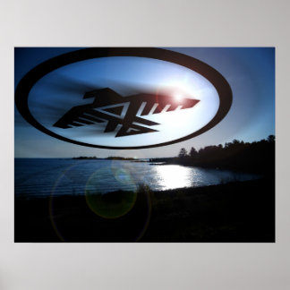 Póster Anishinabek Thunderbird