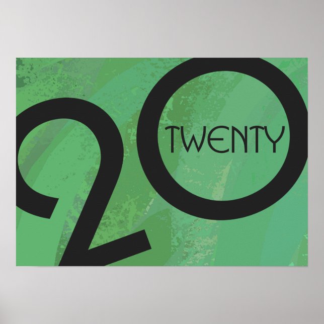 Póster Aniversário da Década Verde (Frente)