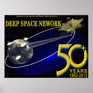 Poster Aniversário da REDE 50th do ESPAÇO PROFUNDO