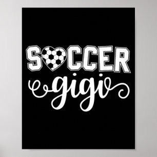 Poster Aniversário da Vovó Gigi Amante do Esporte de Fute