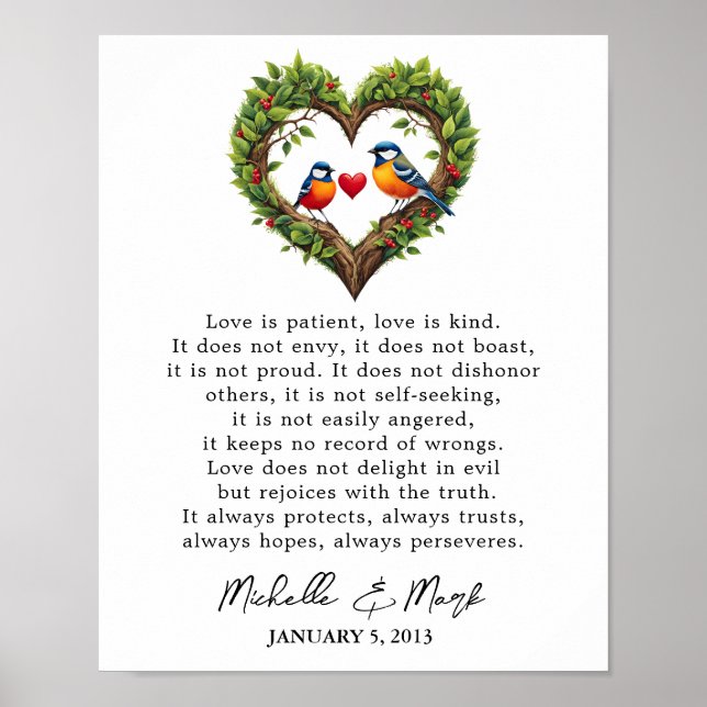 Poster Aniversário de 1rua o amor é corinês (Frente)