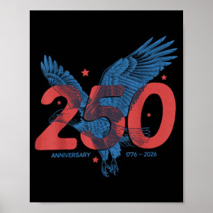 Poster Aniversário de 250 anos da Independência dos EUA 1