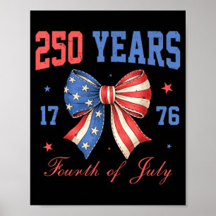 Poster Aniversário de 250 anos dos EUA 1776 2026 para Hom