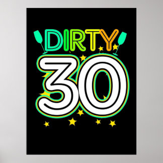 Poster aniversário de 30 anos | aniversário de 30 anos Fe