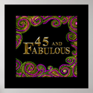 Poster Aniversário de 45 anos