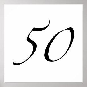 Póster Aniversário de 50 anos