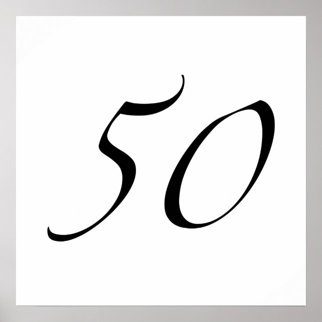 Póster Aniversário de 50 anos (Frente)
