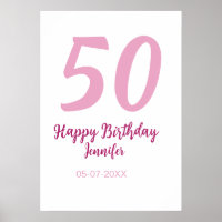 aniversário de 50 anos adicionar nome data ano ros