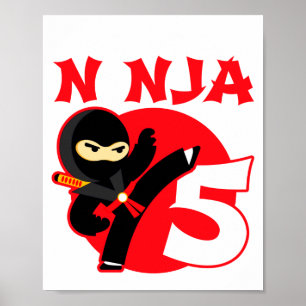 Poster Aniversário de 5 anos de idade Festa de crianças N