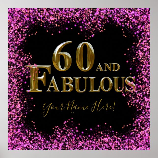 Poster Aniversário de 60 anos (Frente)