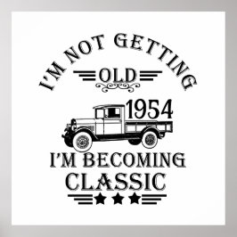 Poster aniversário de 70 anos personalizado de 70