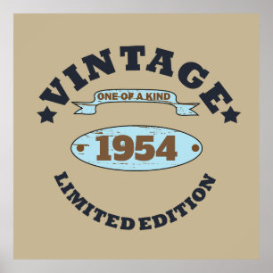 Poster aniversário de 70 anos personalizado de 70