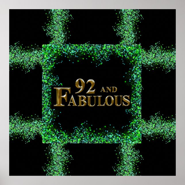 Poster Aniversário de 92 anos (Frente)