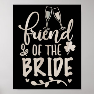 Poster Aniversário De Casamento Da Amiga Noiva E Camiseta
