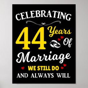 Poster Aniversário de Casamento de 44