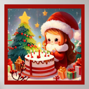 Poster Aniversário de Natal 1