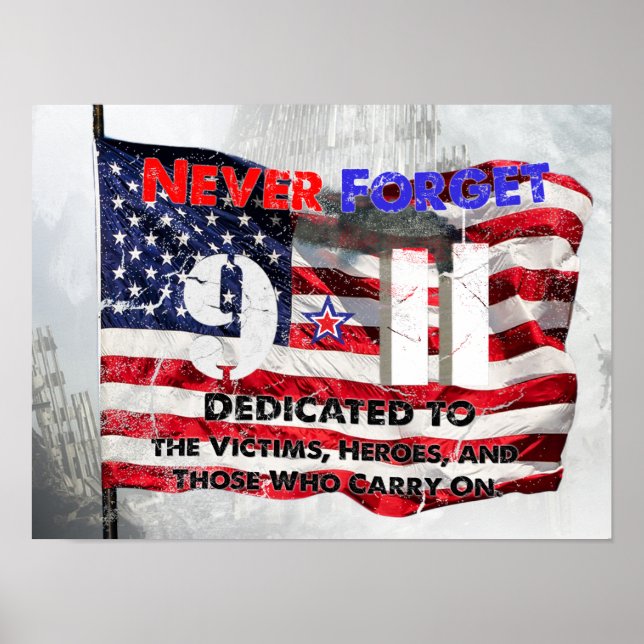 Poster Aniversário do 11 de setembro (Frente)