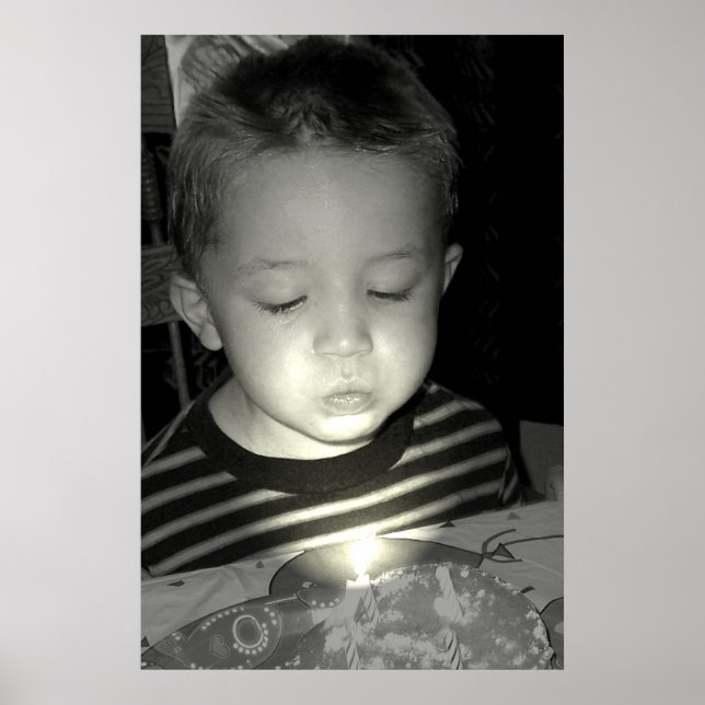 Póster Aniversário do café da manhã (Frente)