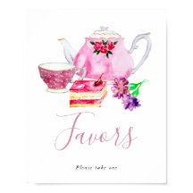 Aniversário do Festa de Favoritos para festas Tea