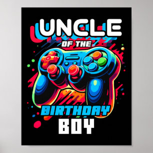 Poster Aniversário do Jogo de Vídeo de Aniversário 3