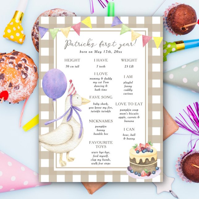 Poster Aniversário do Primeiro Aniversário do Marco (Criador carregado)