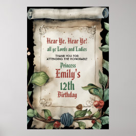 Poster Aniversário do Renascimento Medieval