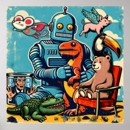 Poster "Aniversário do urso"