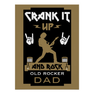 Póster Aniversário dos Rockers de 40 anos