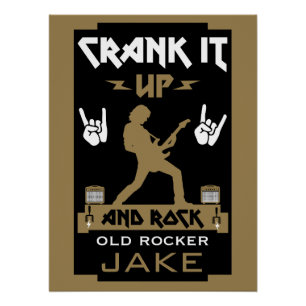 Póster Aniversário dos Rockers de 60 anos