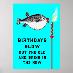 Poster Aniversário Engraçado