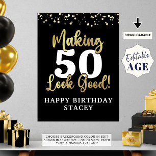 Poster Aniversário Fazer AGE Parecem bons sinais de boas-
