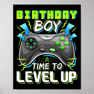 Poster Aniversário, Hora Do Aniversário Para Aproximar O
