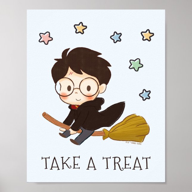 Poster Aniversário Mágico de HARRY POTTER™ e Hogwarts (Frente)
