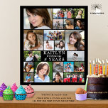 Poster Aniversário Simples 21 Colagem Fotográfica Persona<br><div class="desc">Crie seu próprio impressão de poster de colagem de fotos comemorativa personalizada e colorida que comemora qualquer aniversário de idade para ele, utilizando este modelo fácil de carregar com 21 fotos em várias formas e tamanhos para acomodar uma variedade de assuntos fotográficos com seu texto personalizado na sua escolha de...</div>