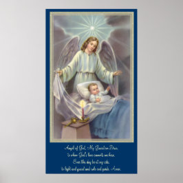 Póster Anjo a ver uma criança