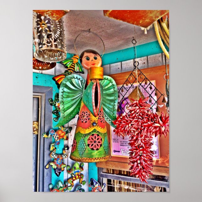 Póster Anjo Arte Metálica Pimentos Pimentos Pintados Sapo (Frente)