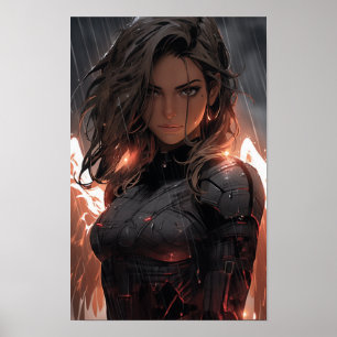 Poster Anjo Batalha Ready Alita trabalho de arte