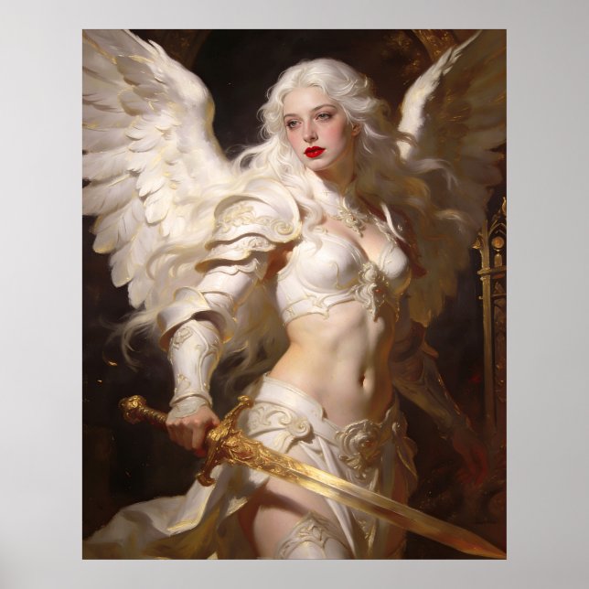 Poster Anjo Branco (Frente)