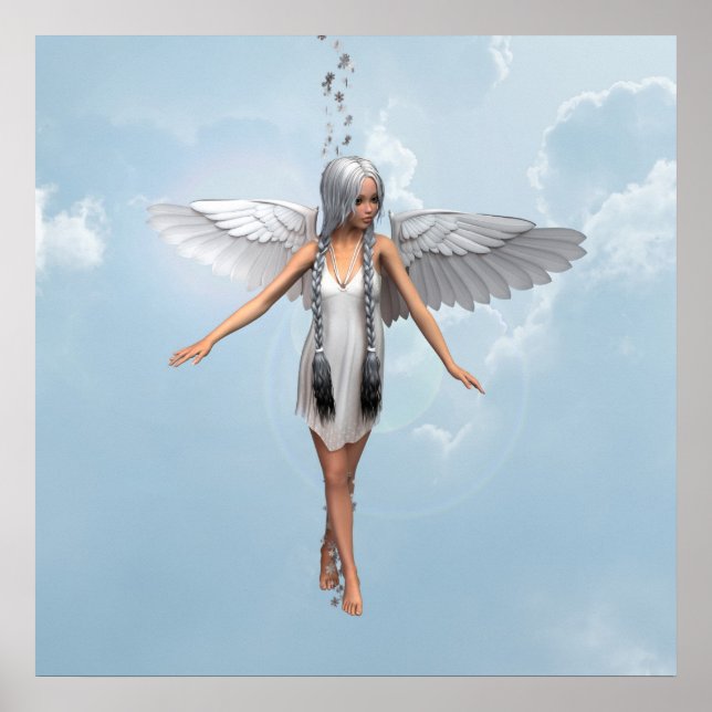 Poster Anjo Branco (Frente)
