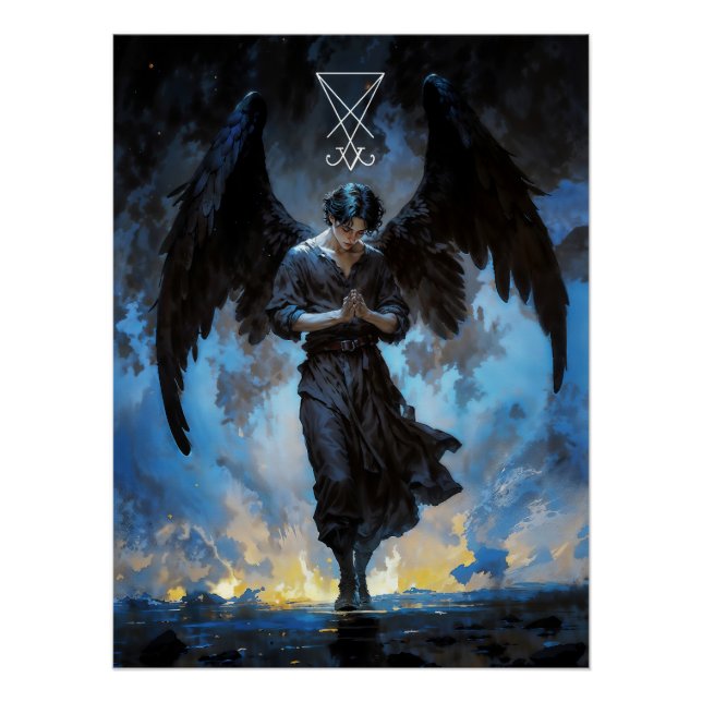 Póster Anjo Caído (Frente)