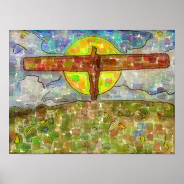 Póster anjo (cores esmaecidas) (Frente)