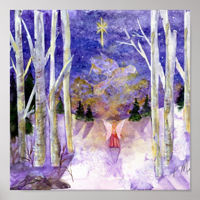 Póster Anjo da Dove de Natal (Frente)