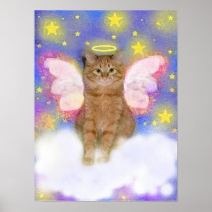 Poster Anjo-da-guarda dos gatos
