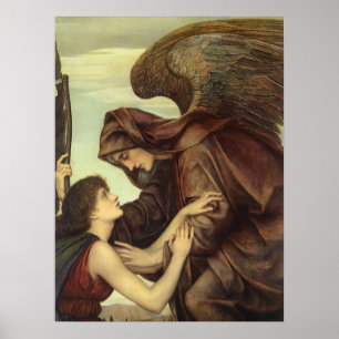 Poster Anjo da Morte por Evelyn De Morgan